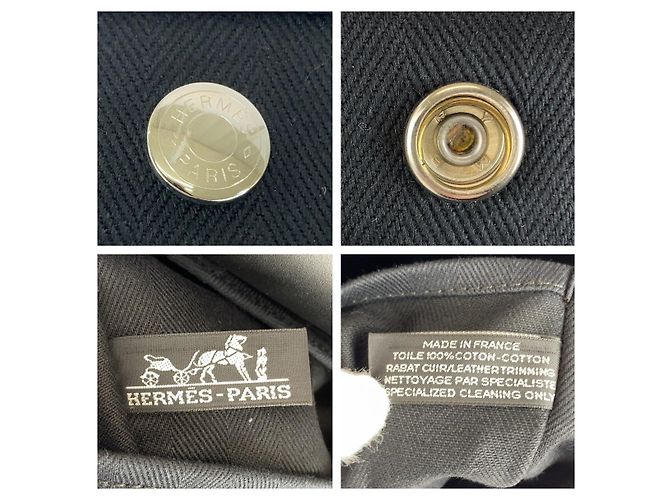 Hermès Hermes Valparaiso MM schwarze Leder Tragetasche - Ansicht 4