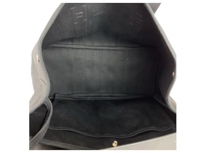 Hermès Hermes Valparaiso MM schwarze Leder Tragetasche - Ansicht 8