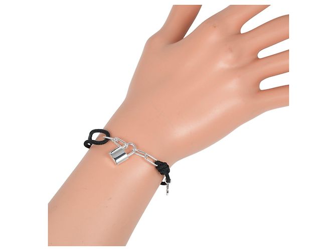Bracciale in argento Lockit Virgil Abloh di Louis Vuitton Metallico - vista 2