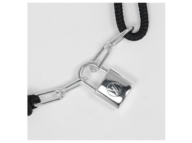 Bracciale in argento Lockit Virgil Abloh di Louis Vuitton Metallico - vista 4