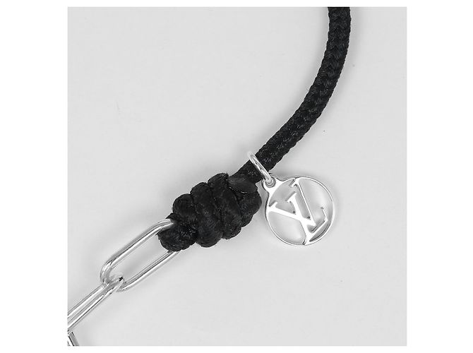 Bracciale in argento Lockit Virgil Abloh di Louis Vuitton Metallico - vista 7