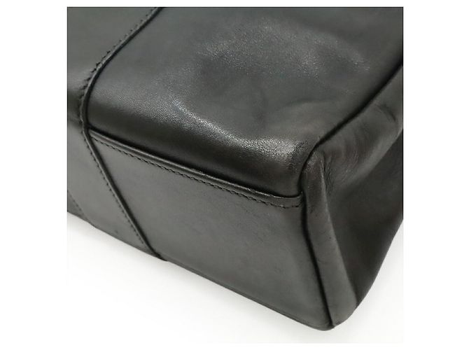 Hermès Herbag Ledertasche Schwarz - Ansicht 3