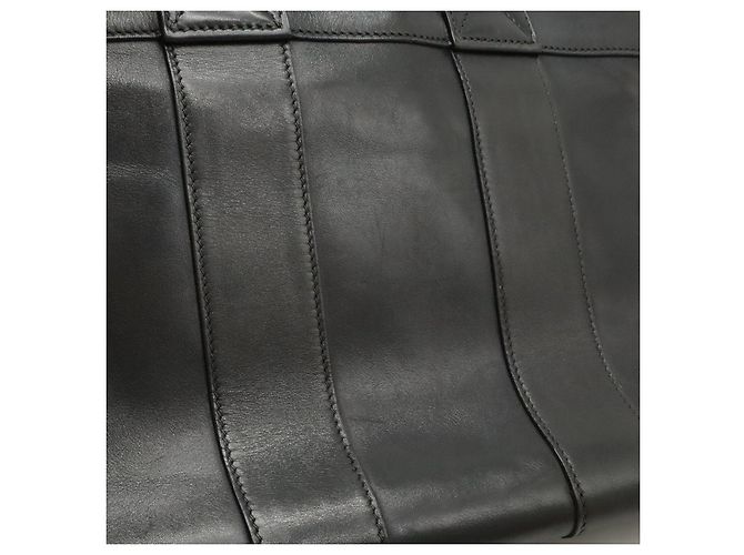 Hermès Herbag Ledertasche Schwarz - Ansicht 8