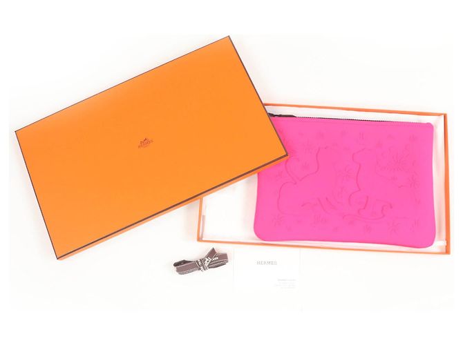 Pochette piatta MM Neoban Truth di Hermès Rosa - vista 2