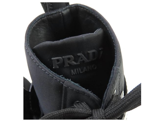 Prada Monolith Stiefeletten Schwarz - Ansicht 12