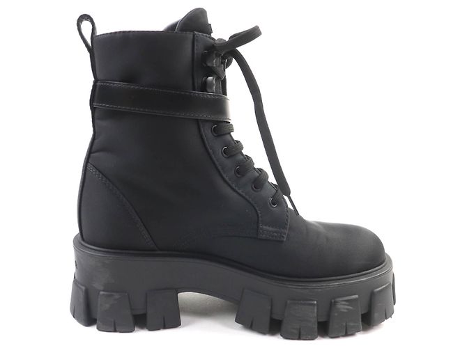 Prada Monolith Stiefeletten Schwarz - Ansicht 5