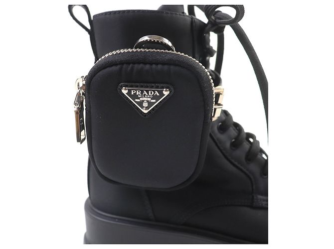 Prada Monolith Stiefeletten Schwarz - Ansicht 8
