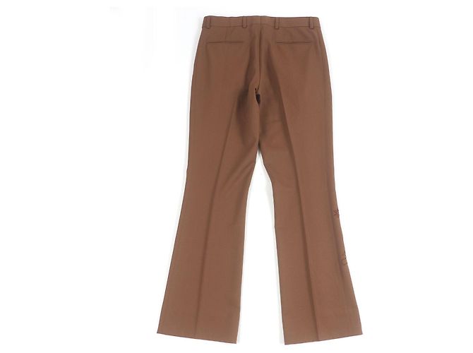 Pantaloni ricamati con logo Dior×Cactus Jack Marrone - vista 2