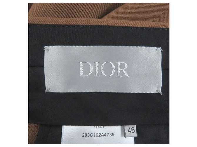 Pantaloni ricamati con logo Dior×Cactus Jack Marrone - vista 6
