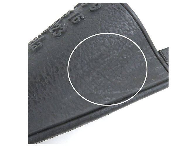 Maison Martin Margiela Sandali in gomma Tabi 22 di Maison Margiela Nero - vista 10