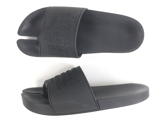 Maison Martin Margiela Sandali in gomma Tabi 22 di Maison Margiela Nero - vista 4