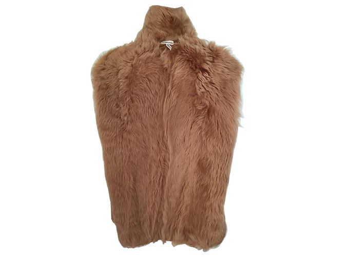 Gilet reversibile in shearling Hermès cammello - vista 2