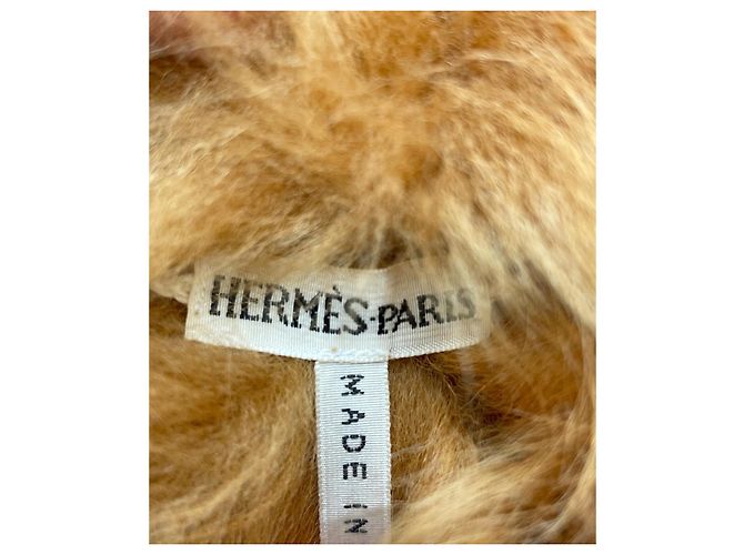 Gilet reversibile in shearling Hermès cammello - vista 5