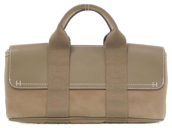 Borsa a mano Hermès Valparaiso Long PM Taupe - vista 2