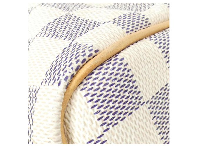 Louis Vuitton Keepall Bandoulière 55cm Damier Azur Blu - vista 2