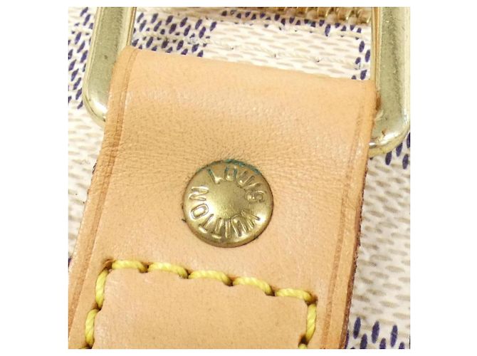 Louis Vuitton Keepall Bandoulière 55cm Damier Azur Blu - vista 7