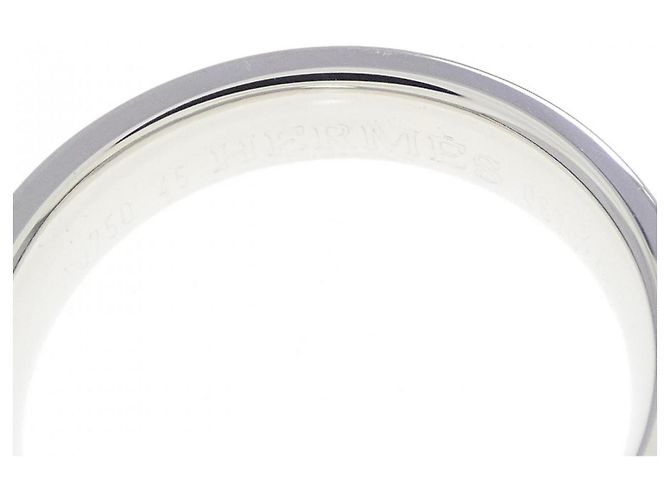 Ring Anillo de oro blanco 750WG Hermès - vista 4