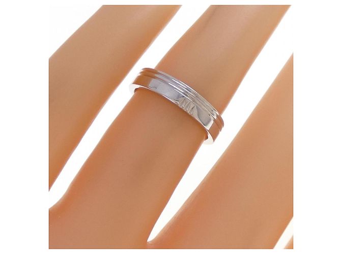 Ring Anillo de oro blanco 750WG Hermès - vista 5