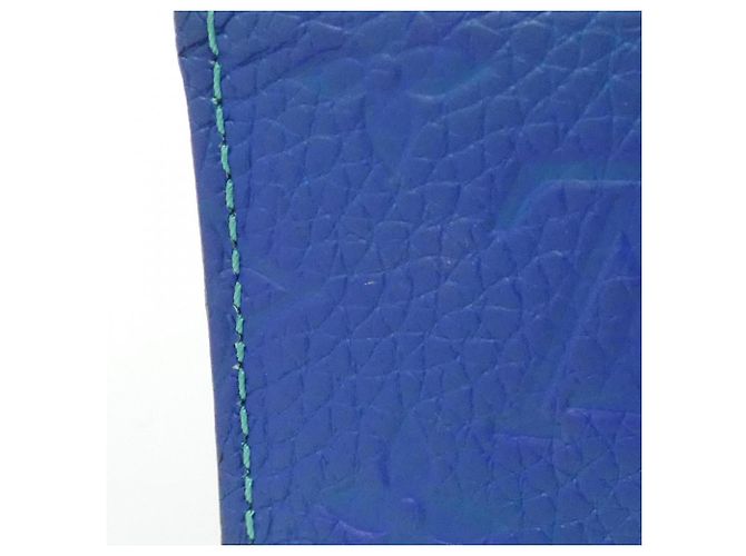 Borsa a Spalla Sac Plat XS Illusion Taurillon Louis Vuitton Blu - vista 3