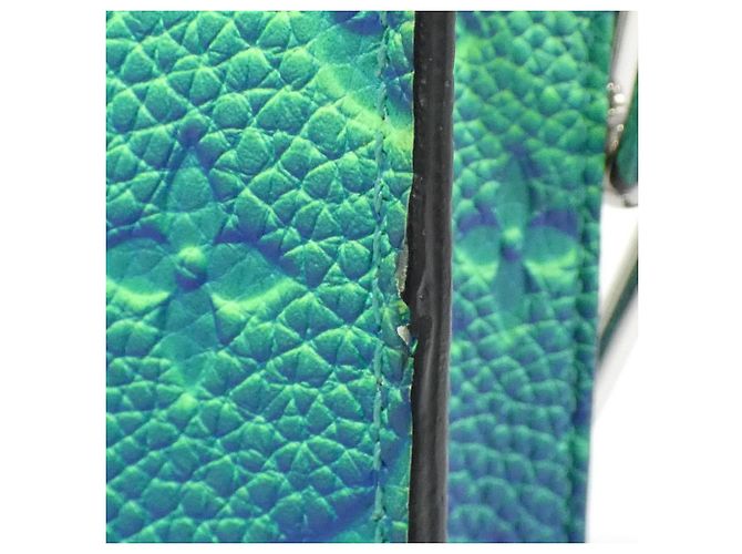 Borsa a Spalla Sac Plat XS Illusion Taurillon Louis Vuitton Blu - vista 5