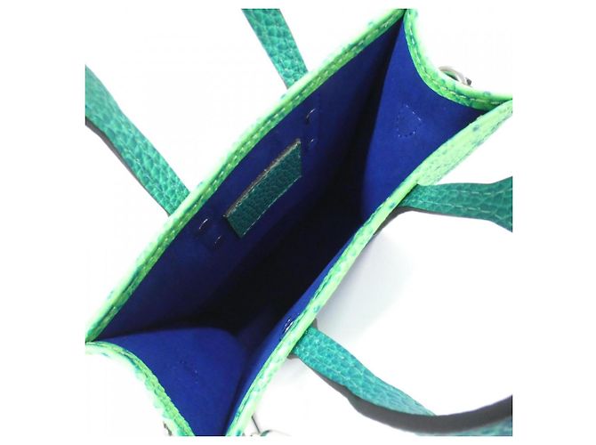 Borsa a Spalla Sac Plat XS Illusion Taurillon Louis Vuitton Blu - vista 9