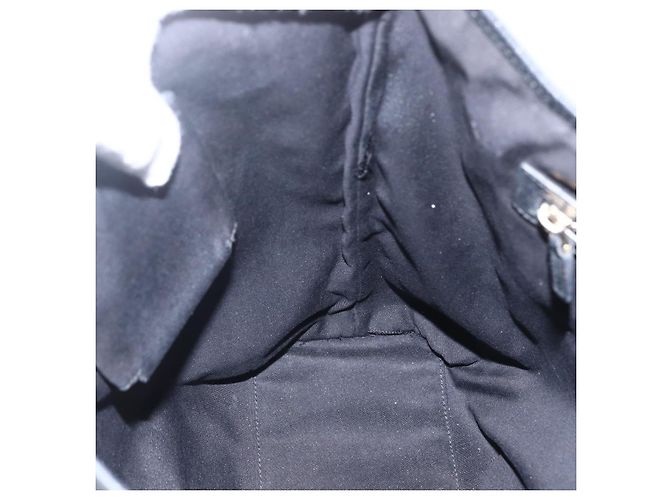 Borsa Tote GG Canvas Gucci Nera Oro 153009 Auth ka1012 Nero D'oro - vista 18