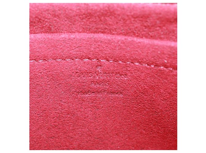 LOUIS VUITTON Monogram Multicolor Kate Pouch Weiß Bron M55212 LV Auth 159471V Bronze - Ansicht 18