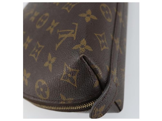 LOUIS VUITTON Pochette Cosmética Demi Ronde Monogram M47520 LV Auth 157375 Monogramma - view 16