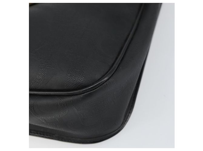 Borsa a spalla in tela Trotter Christian Dior PVC nera e oro Auth ka1186 Nero D'oro - vista 10