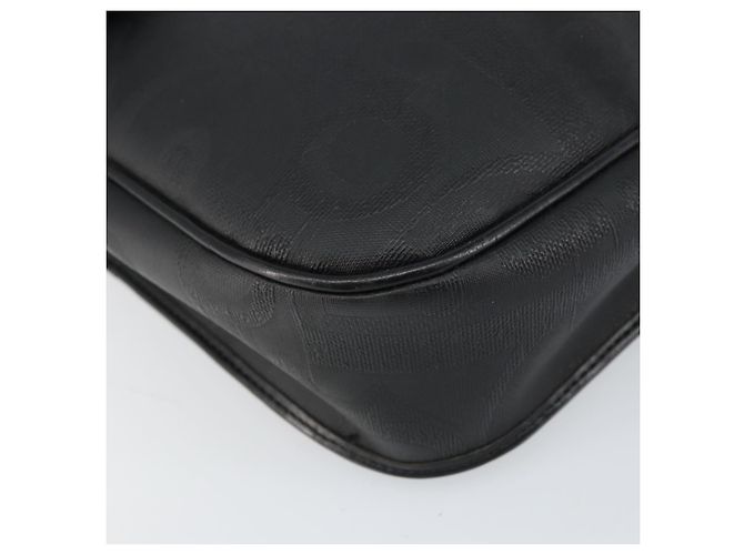 Borsa a spalla in tela Trotter Christian Dior PVC nera e oro Auth ka1186 Nero D'oro - vista 11