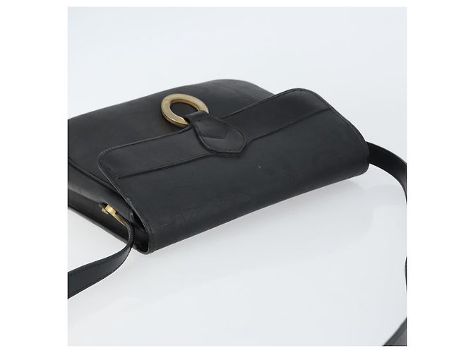 Borsa a spalla in tela Trotter Christian Dior PVC nera e oro Auth ka1186 Nero D'oro - vista 6
