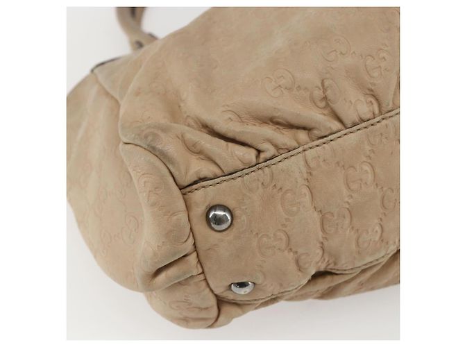 Borsa Tote Abbey in tela GG di GUCCI Outlet Beige Argento 327787 Auth ar13885 - vista 11