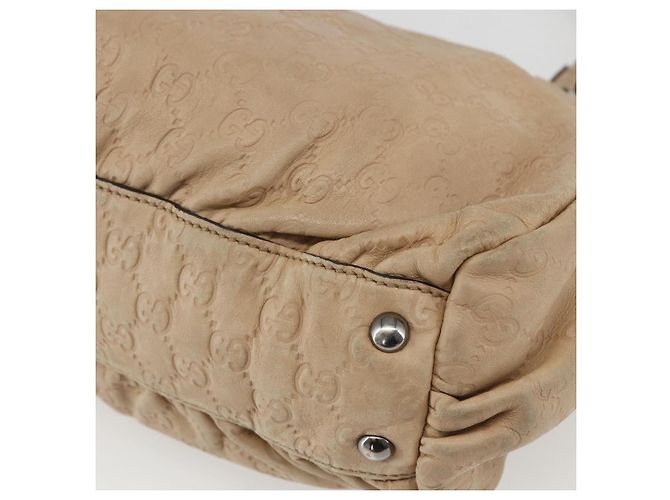 Borsa Tote Abbey in tela GG di GUCCI Outlet Beige Argento 327787 Auth ar13885 - vista 12