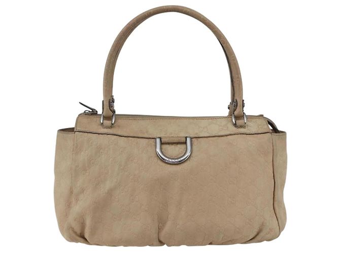 Borsa Tote Abbey in tela GG di GUCCI Outlet Beige Argento 327787 Auth ar13885 - vista 2