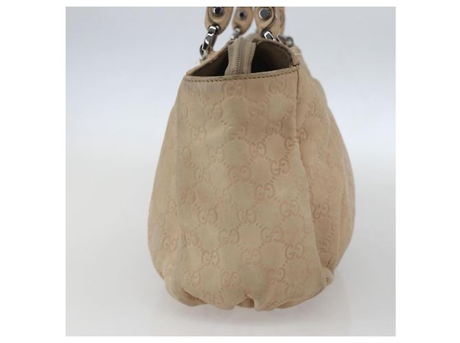 Borsa Tote Abbey in tela GG di GUCCI Outlet Beige Argento 327787 Auth ar13885 - vista 5