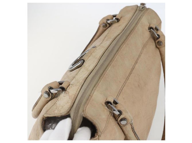 Borsa Tote Abbey in tela GG di GUCCI Outlet Beige Argento 327787 Auth ar13885 - vista 6