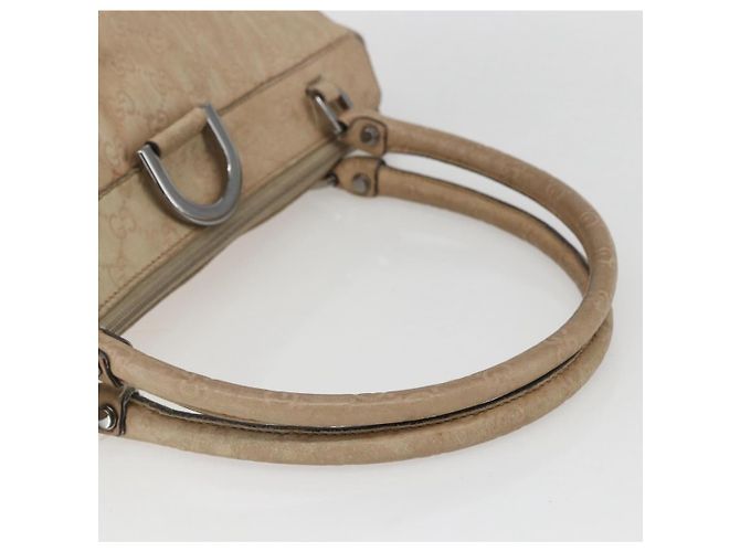 Borsa Tote Abbey in tela GG di GUCCI Outlet Beige Argento 327787 Auth ar13885 - vista 7