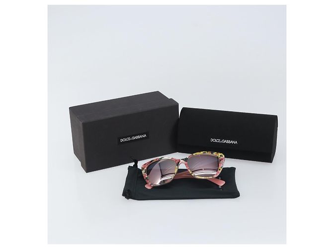 Dolce & Gabbana Gafas de sol DOLCE&GABBANA de plástico Rosa Auth BA9110V - vista 12
