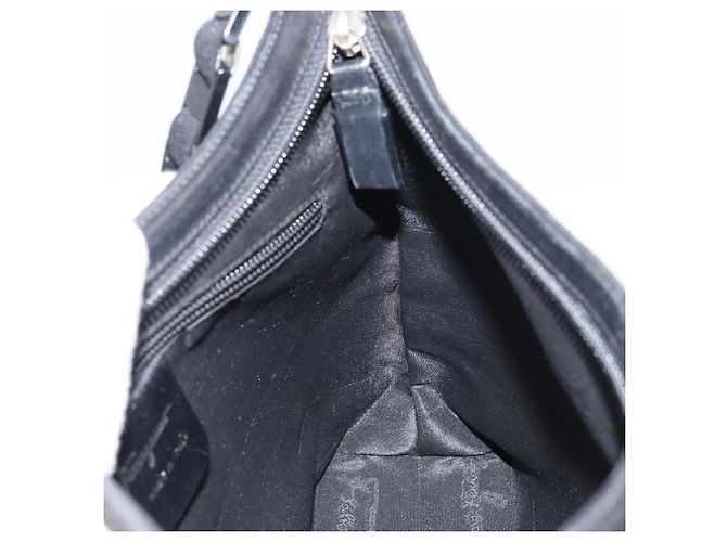 Borsa a Spalla Vala in Nylon Nero Salvatore Ferragamo Auth 160693 - vista 17