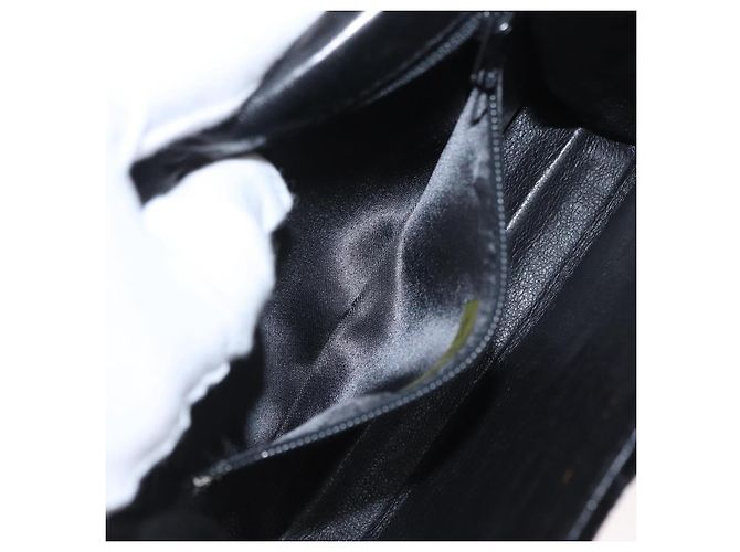 CHANEL Borsa a Spalla Matelassé Catena Camelia Velluto Nero Oro CC Auth 158865V D'oro - view 25