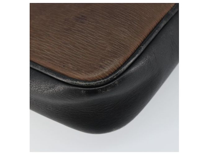 Borsa a Spalla LOEWE in Pelle Nera Oro Auth 160679 Nero D'oro - vista 16