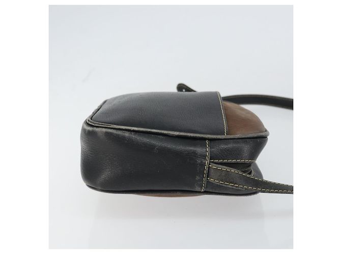 Borsa a Spalla LOEWE in Pelle Nera Oro Auth 160679 Nero D'oro - vista 3