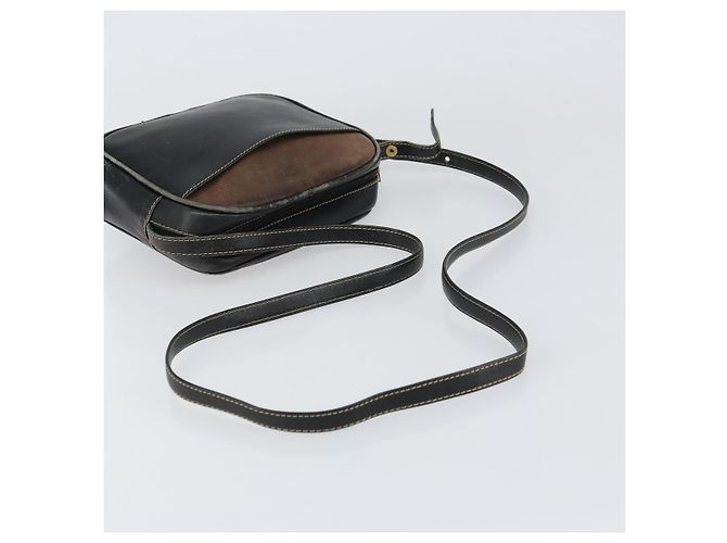Borsa a Spalla LOEWE in Pelle Nera Oro Auth 160679 Nero D'oro - vista 7