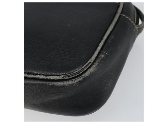 Borsa a Spalla LOEWE in Pelle Nera Oro Auth 160679 Nero D'oro - vista 9