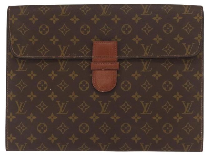 LOUIS VUITTON Briefcase Posh Monogram M53445 LV Auth BA9117 Monogramma - vista 13