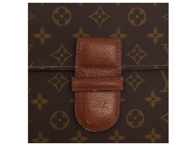 LOUIS VUITTON Briefcase Posh Monogram M53445 LV Auth BA9117 Monogramma - vista 8