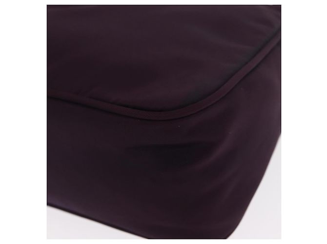 Bolso Accesorio PRADA Nylon Púrpura Plata Auth BA9459SAV - vista 15