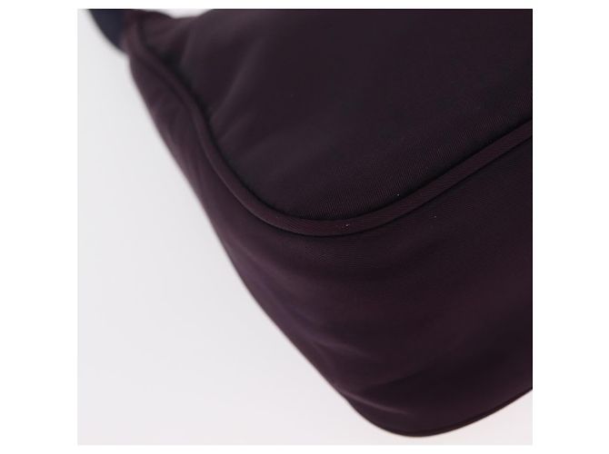 Bolso Accesorio PRADA Nylon Púrpura Plata Auth BA9459SAV - vista 16