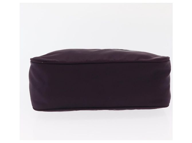 Bolso Accesorio PRADA Nylon Púrpura Plata Auth BA9459SAV - vista 5