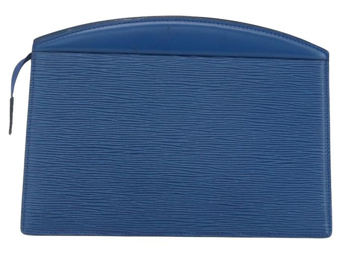 LOUIS VUITTON Epi Trousse Crete Pouch Blu M48405 LV Auth bs31950 - vista 2